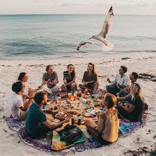 Beach with Friends