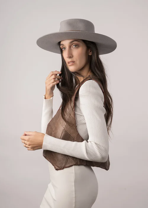 Brisa Beaded Straw Hat — Natural
